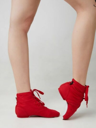 Buty do Jazzu Sansha Soho JB3C – Materiałowe Jazzówki za Kostkę