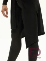 Chusta do Latino FD Company Belt 1180/1 – Czarna Wiązana Spódniczka Treningowa