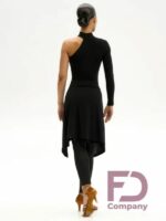 Chusta do Latino FD Company Belt 1180/1 – Czarna Wiązana Spódniczka Treningowa