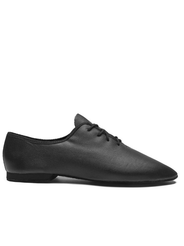 Buty do Jazzu Rumpf Basic I 1260 – Czarne Skórzane Jazzówki ze Skórzaną Podeszwą